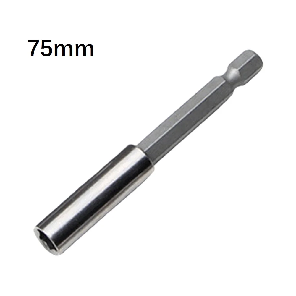 Magnetic Bit Holder for Fast and Secure Attachment with 1/4 Hex Shank Rod Screwdriver Tip Holder Extension Bit