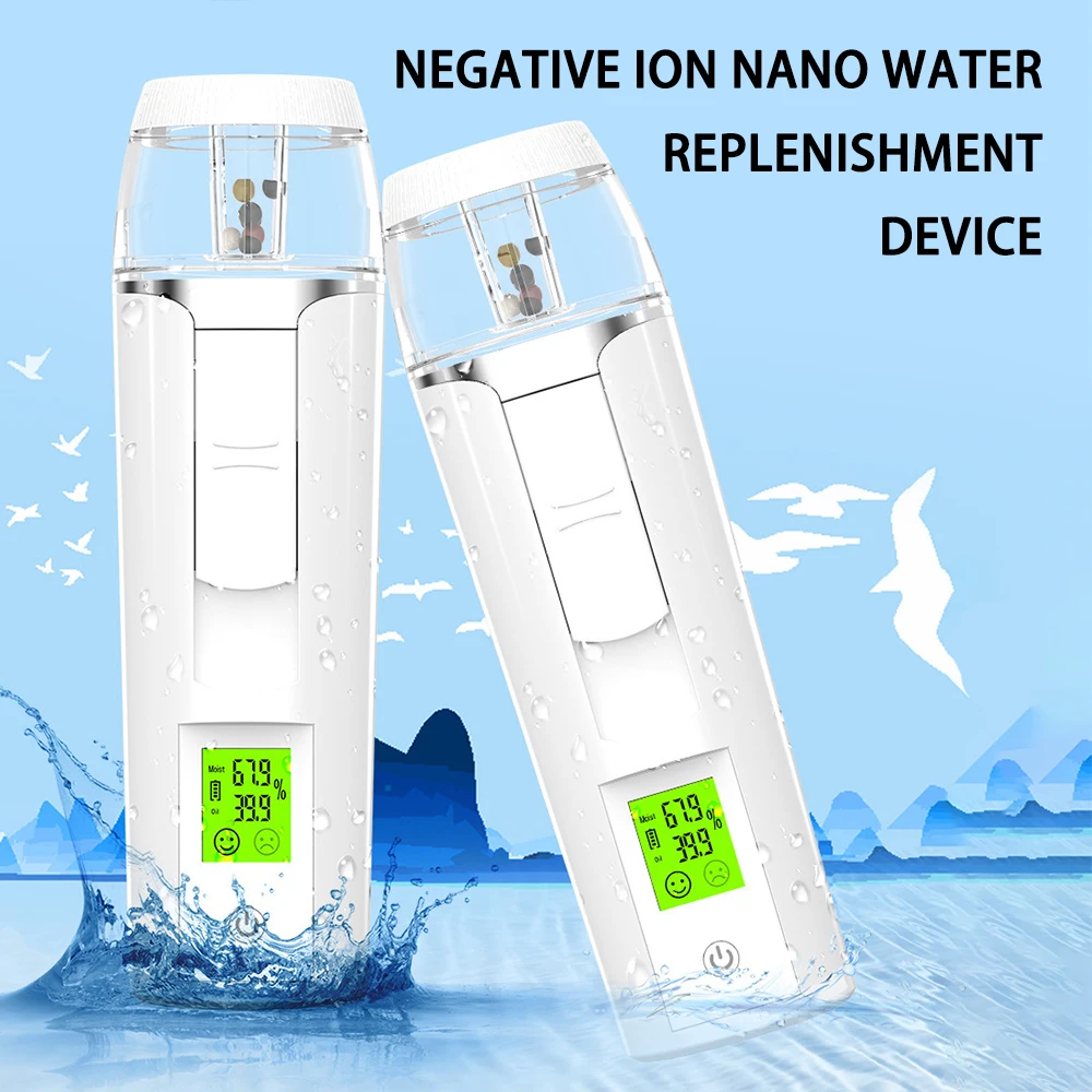 

Handheld Nano Water Sprayer Mini Portable face steamer Facial Skin Moisturizing Beauty Tool