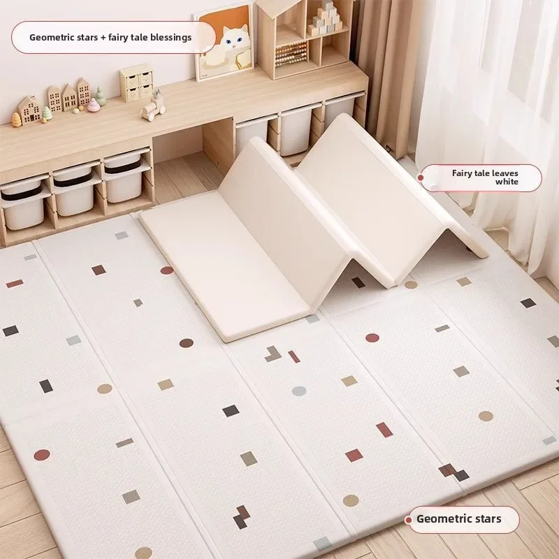 غير سامة طوي الطفل حصيرة للزحف سميكة XPE رغوة تلعب حصيرة للرضع الصغار البطن وقت آمن الكرتون الحد الأدنى الاستخدام المنزلي