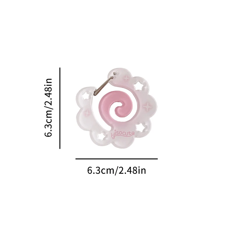 الإبداعية لطيف الاكريليك حلقة تسلق تسلق مشبك عالية الجمالية قيمة حقيبة قلادة هدية المفاتيح على ظهره كتيب ديكور