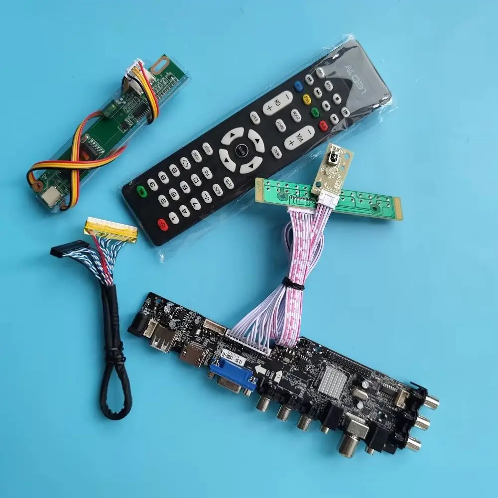 

Комплект для LTN154X3-L06 15,4 дюйма, плата цифрового USB AV-телевизора, 30 контактов, 1 CCFL, HDMI-совместимая, VGA DVB-C DVB-T, 1280X800, ЖК-панель