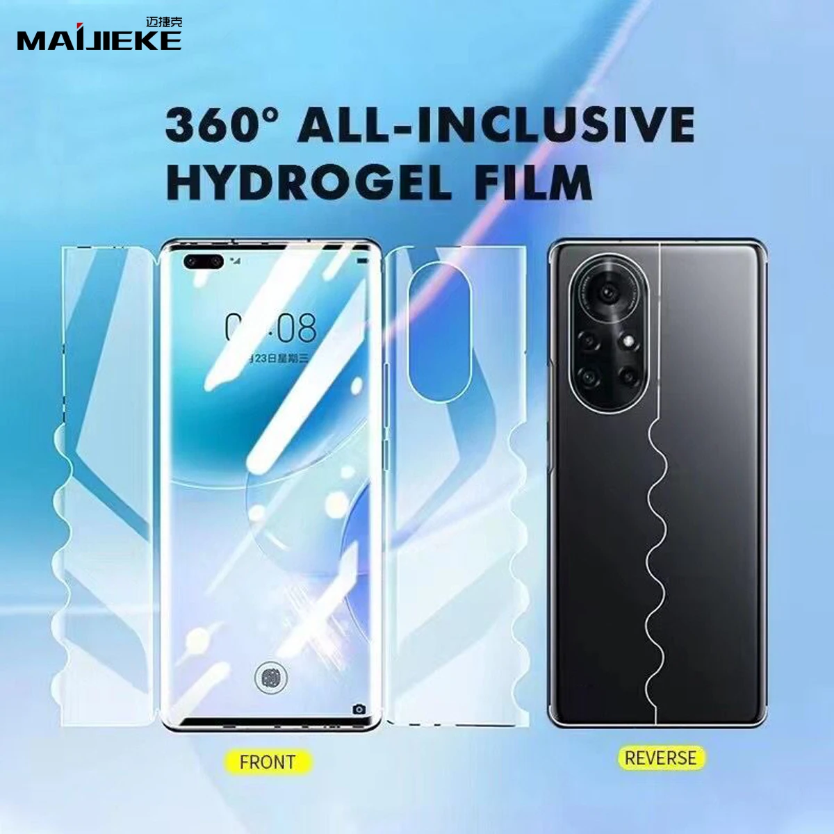 2Pcs 360 All Inclusive Hydrogel Film For Xiaomi Redmi Note 12 Pro 5G Note 13 Pro Plus Soft HD TPU Screen Protector+Install Tools