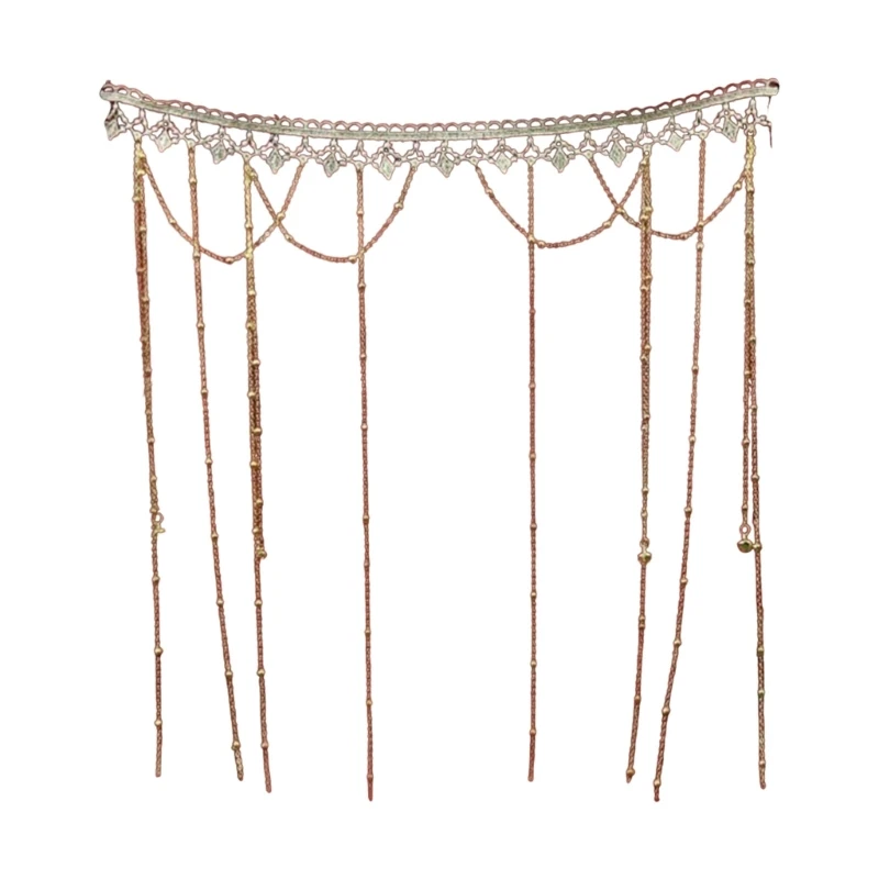 Chinese Face Curtain Headband Fringed Frontlet Hairband Forehead Decors