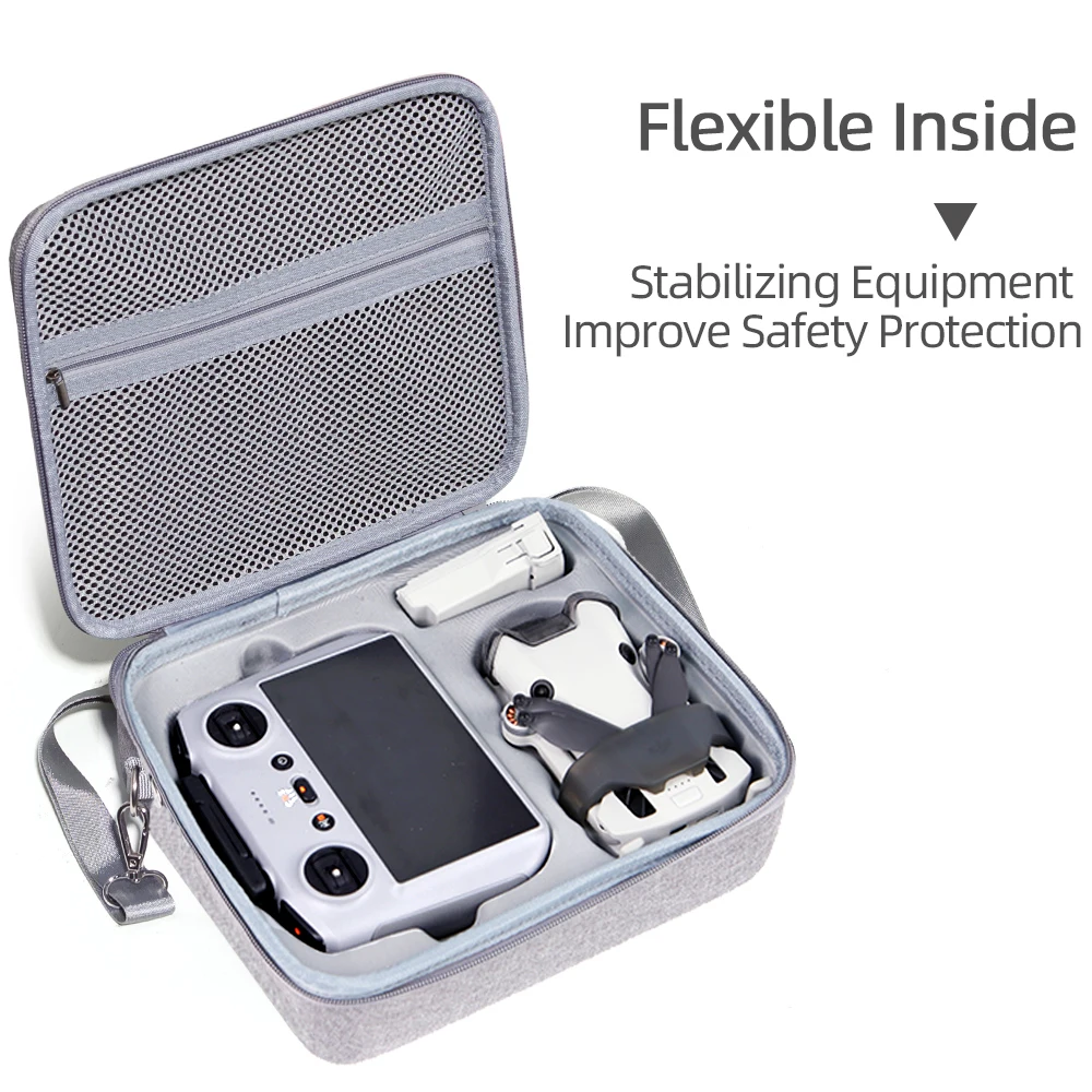 Étui de protection pour importateur DJI Mini 4 Pro, sac de rangement intégré, boîte de rangement d'accessoires