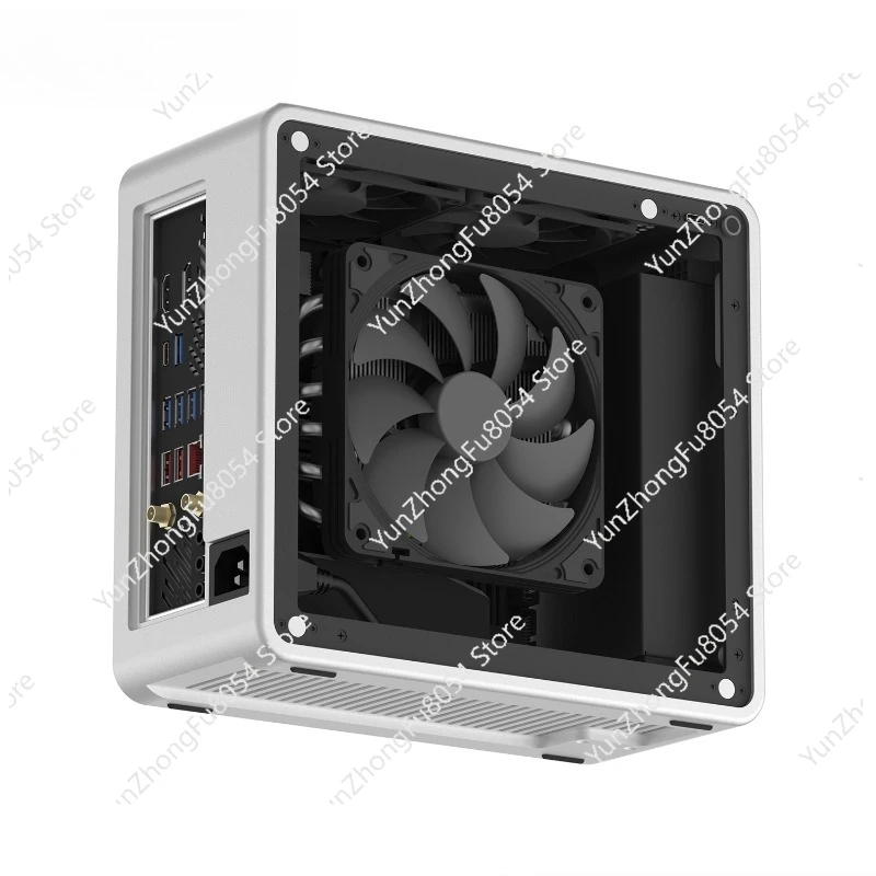 

MQ4 Core Display All-aluminum Alloy Integrated Forming Itx Chassis, Desktop HTPC Desktop Small Chassis
