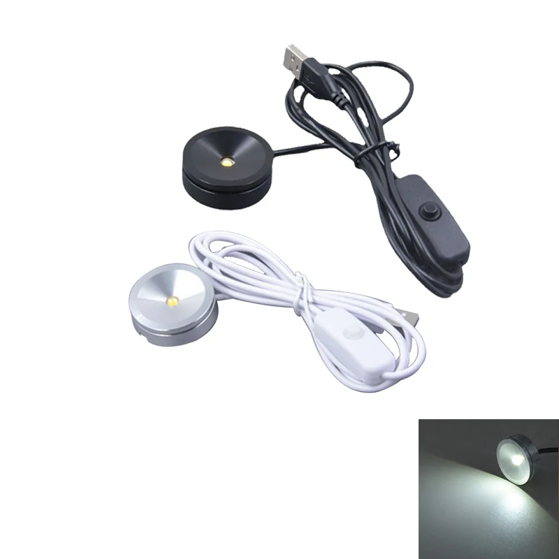 USB Led Wijnkasten Mini Astigmatische Licht Plug Spotlight Voor Model Display Tellers Garage Kits Display Dozen Plank Downlights