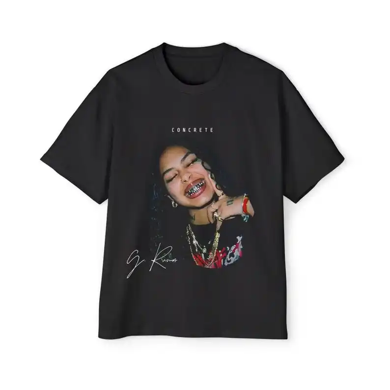 Y2K Hip-hop Style Top Casual T-shirt Printed Cotton T-shirt High Quality Retro Loose T-shirt Hugh Crew Neck Casual Top Unisex