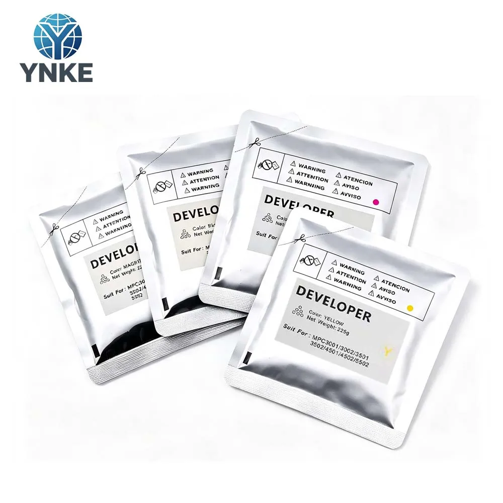 225g Developer For Ricoh MPC3001 MPC3501 MPC4501 MPC5501 MPC3002 MPC3502 MPC4502 MPC5502 Developer Powder OEM Quality Carrier