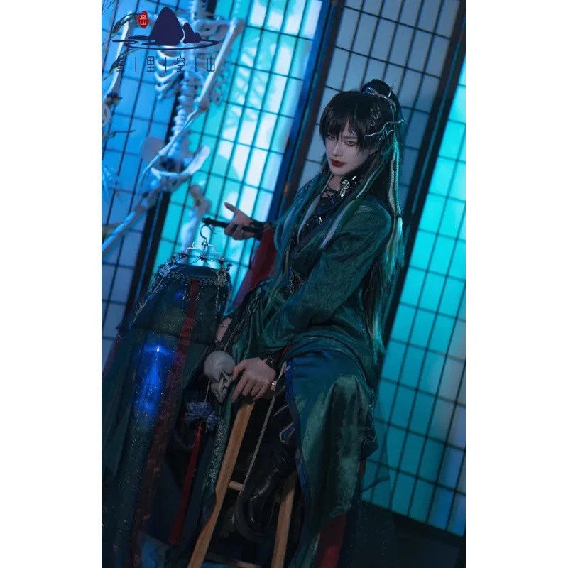 Tian Guan Ci Fu Fantasias de Cosplay, Qirong, Qi Rong, Besta do Oficial do Céu, Fei Lian Cheng, Vestido Cos, Hanfu, Peruca, Sapatos, Acessórios