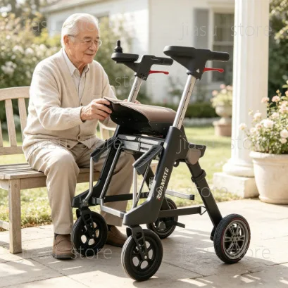 Lifting electric walker for the elderly Electric scooter for the elderly Electric wheelchair Small car