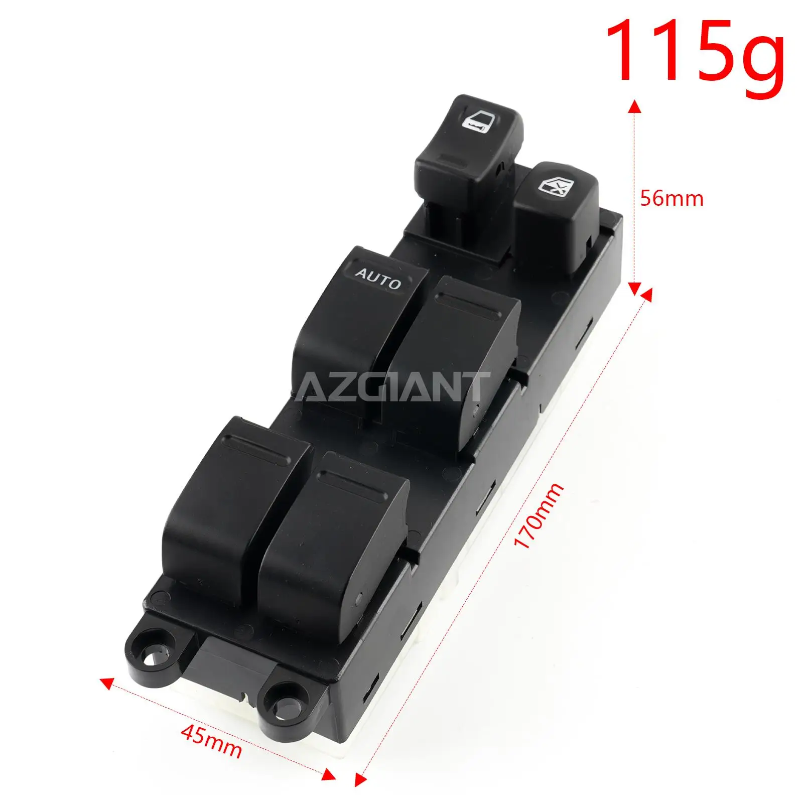 ل 2000-2006 نيسان سنترا رافع نافذة الطاقة مفتاح تحكم رئيسي الجبهة اليسرى 25401-VB000 25401-4M501 15 دبوس اكسسوارات السيارات #2