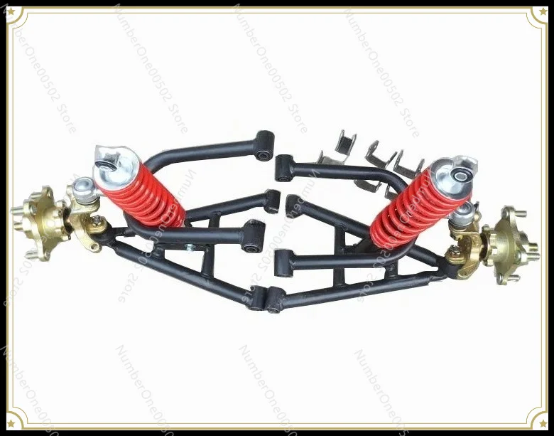 Modified Four-wheelKartFrontSuspensionAccessories Front Rocker ArmSteering Claw and FlangeShock Absorber for Big Bull BeachBuggy