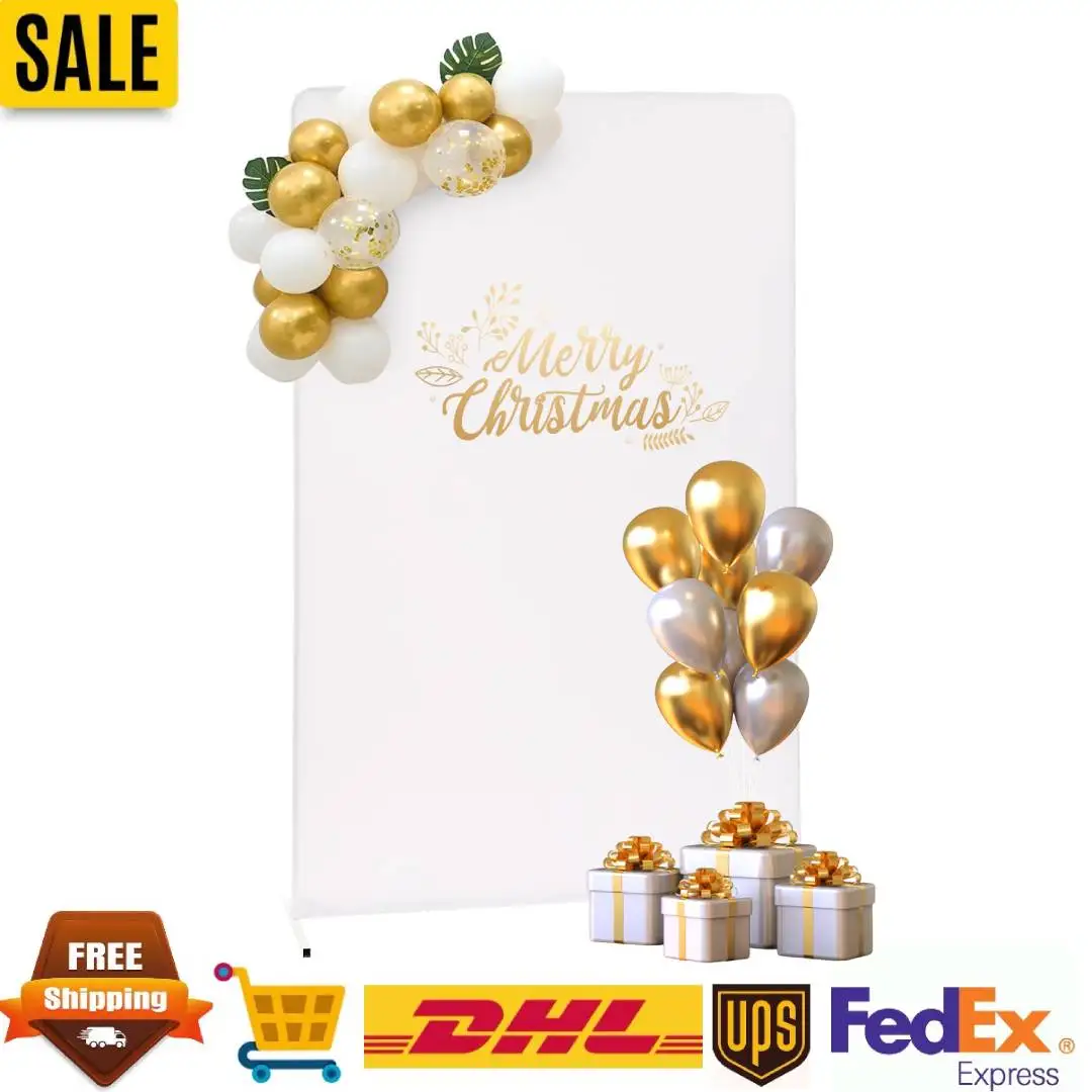 

Подставка для свадебного фона, белое свадебное украшение, арка с блестящим покрытием, 4,92x1,64x6,56 футов, 17,64 фунта, нагрузка, сделай сам, для свадьбы/дня рождения/вечеринки