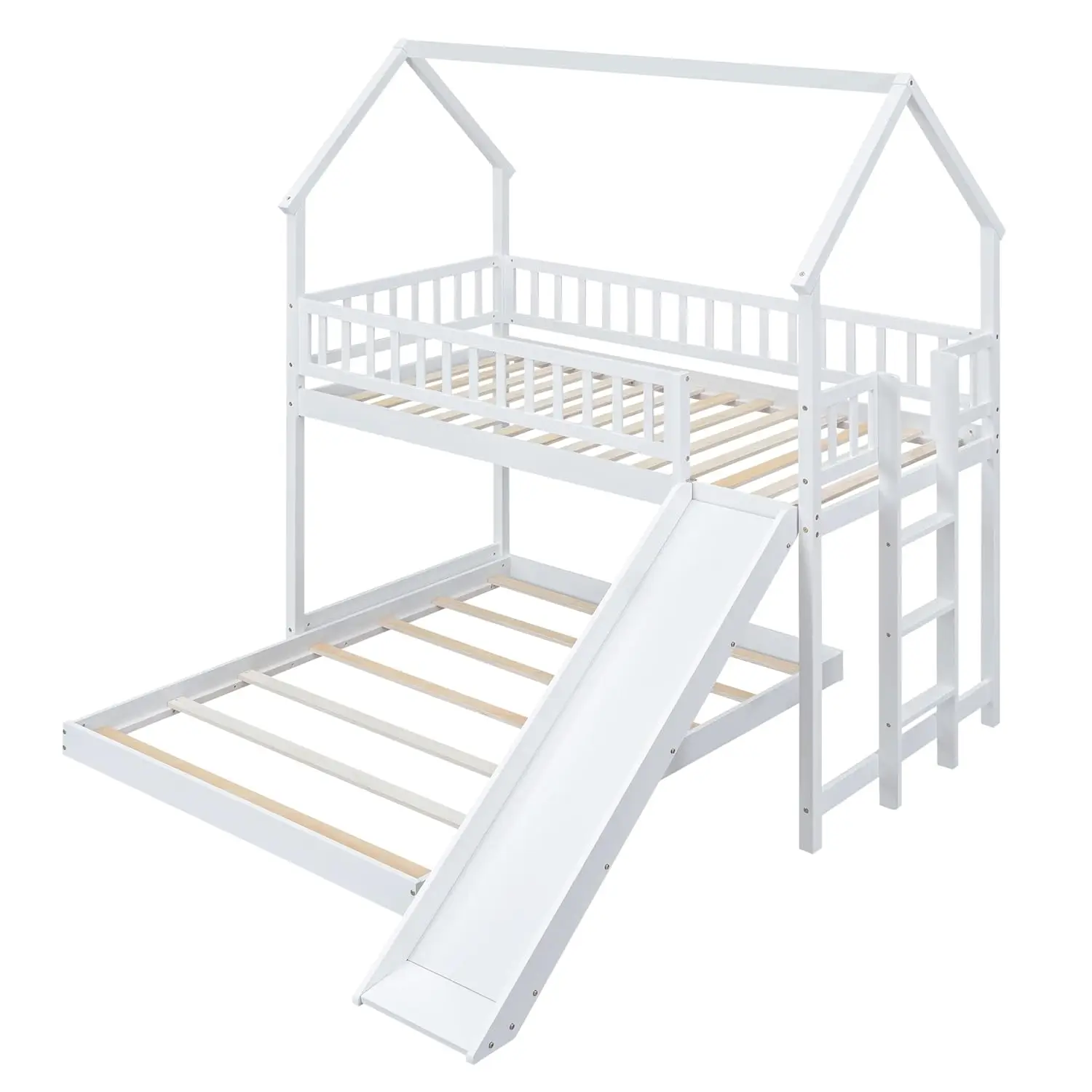 Hausförmiges Etagenbett mit Tr – Bunk Bed With Stairs And Slide Bewertung und Preis