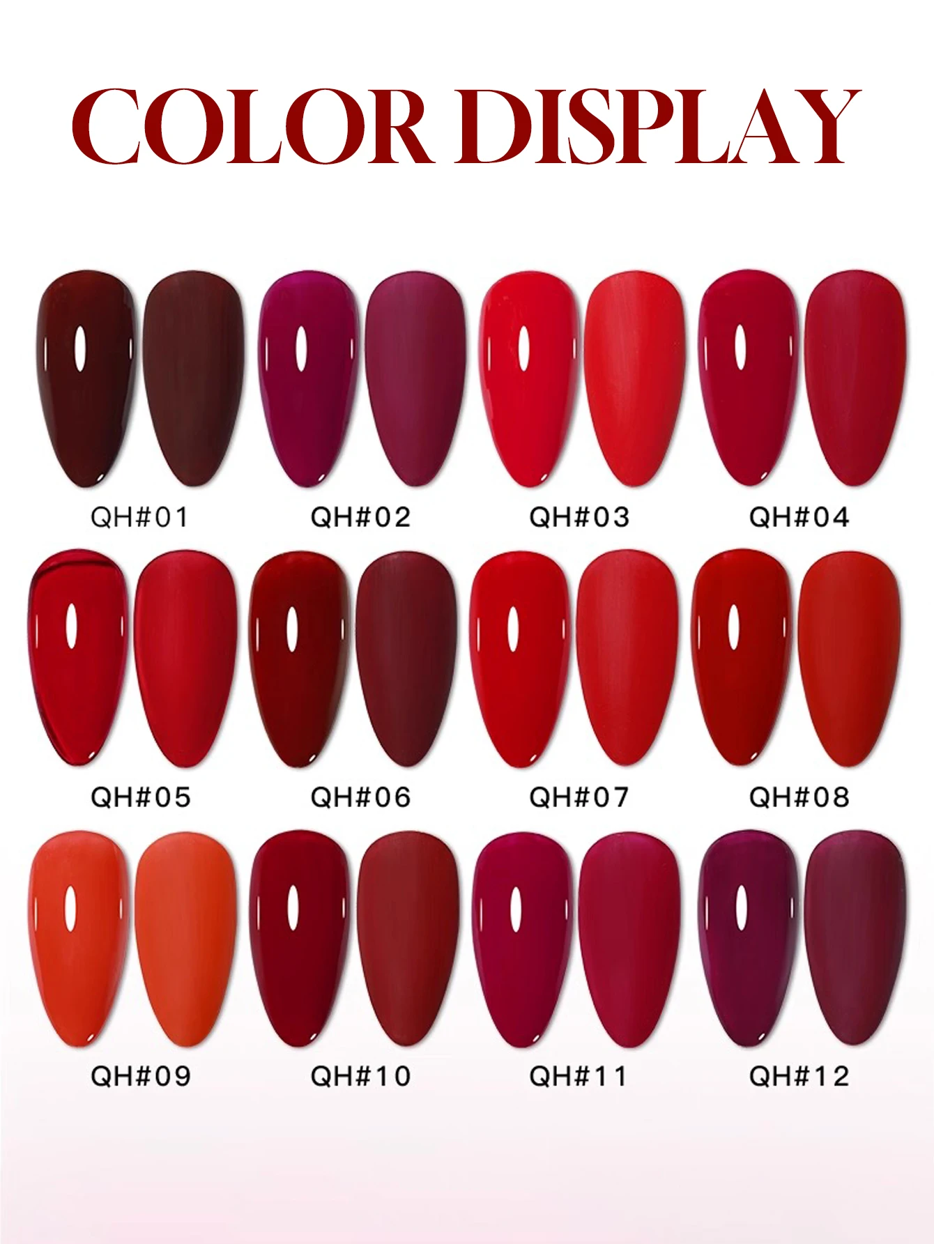 1-12pcs 15ml Autumn Nail Tempe - Nail Art Queen ulasan dan harga