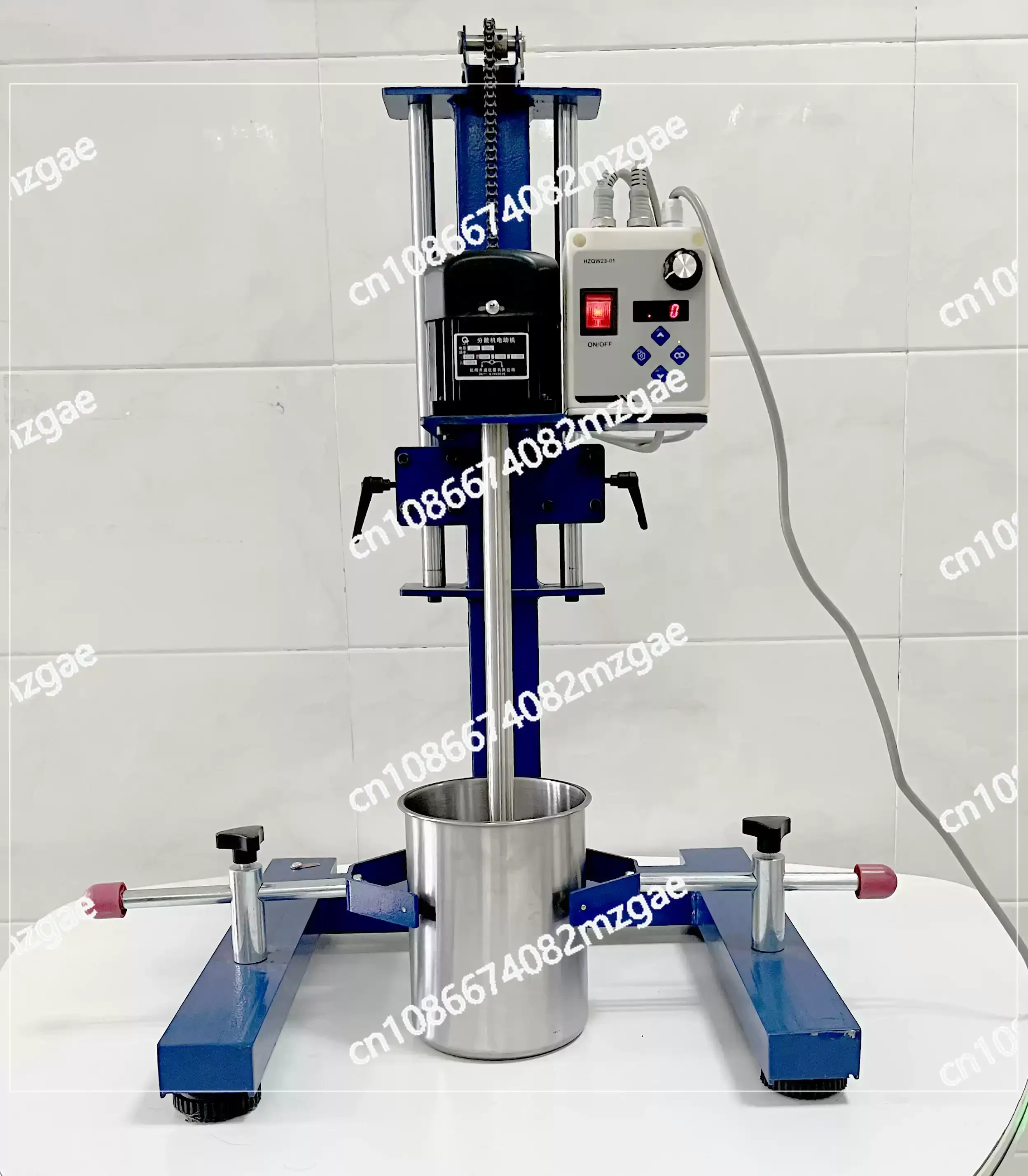 Disperser digital display high-speed disperser large laboratory mixing stirrer grinder coating paint dispersing instrument
