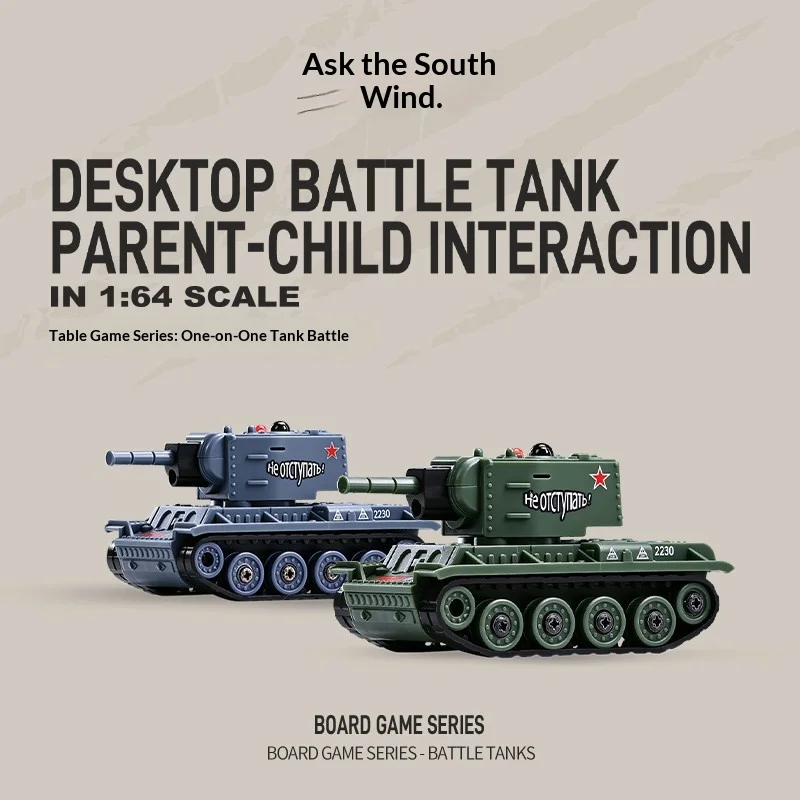 Wen Nanfeng 1:64 Mini RC Battle Tank Full Proportional Remote Control Armored Vehicle Simulation Military Model Toy Boys gifts