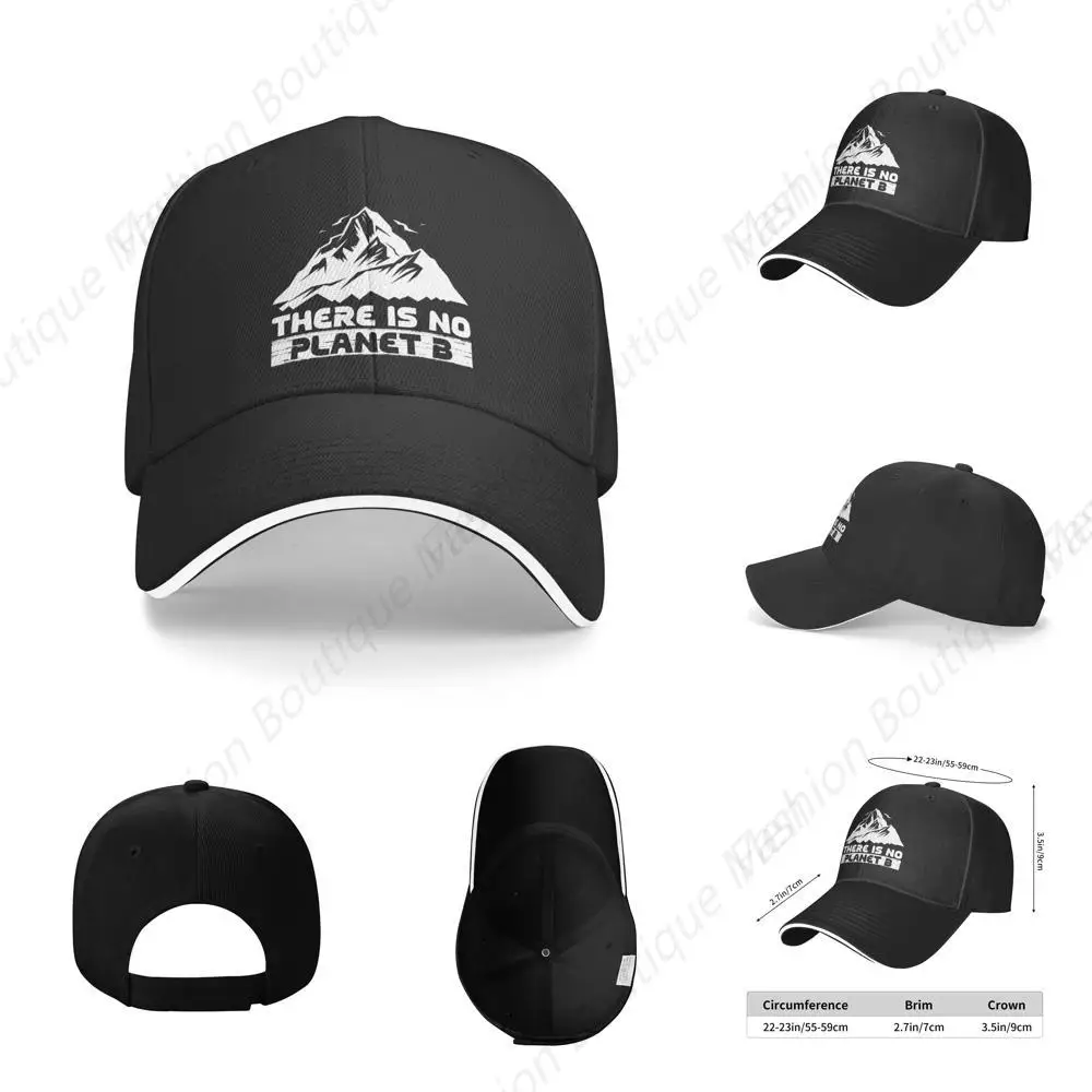 

High Quality Cap There Is No Planet B Printing Sandwich Caps Peaked Caps Trucker Hat Men Women Outdoor Sun Visor