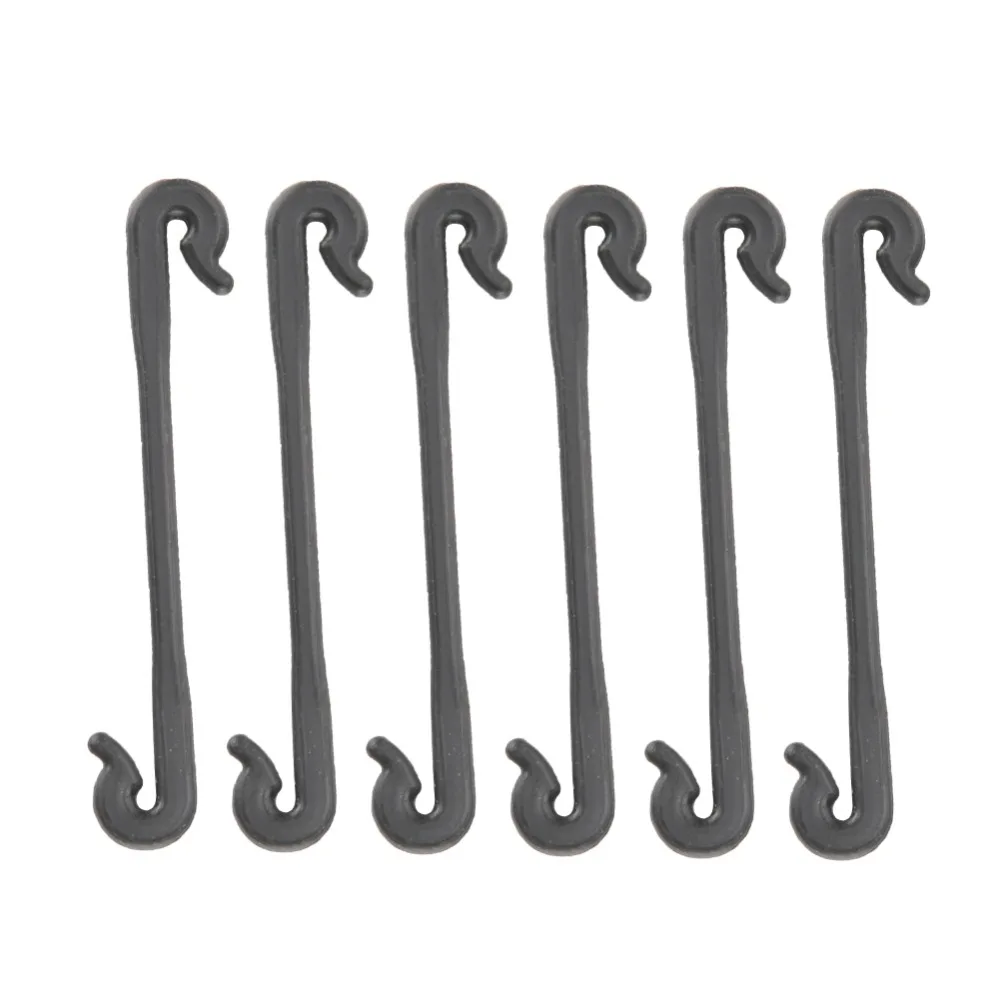 300PCS Black Grape Grafting Clips Plastic Compact Plant Support Clips Stem Clips Holder Raspberry Canes Support
