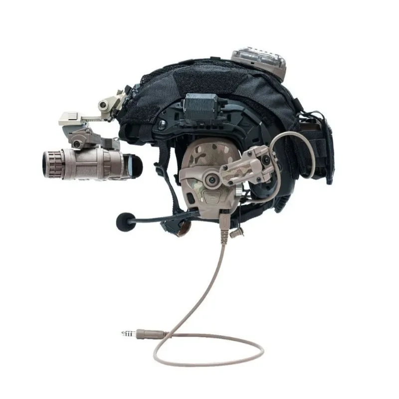 Pickup noise reduction tactics headset shooting earmuffs dual-pass communication