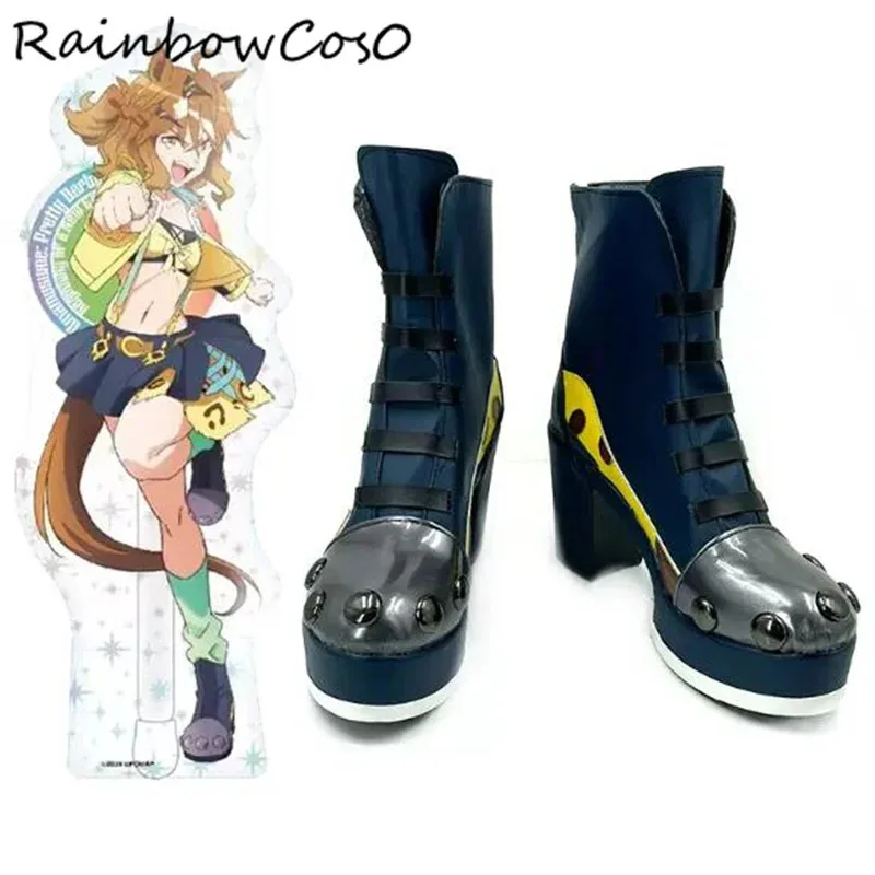 

Jungle Pocket Umamusume Pretty Derby Cosplay Shoes Boots Game Anime Party Halloween Christmas RainbowCos0 W4079