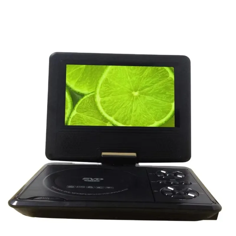 

Portable 7 Inch DVD Player Mini LCD Player With Battery Remote Control Swivel Screen Home DVD Player