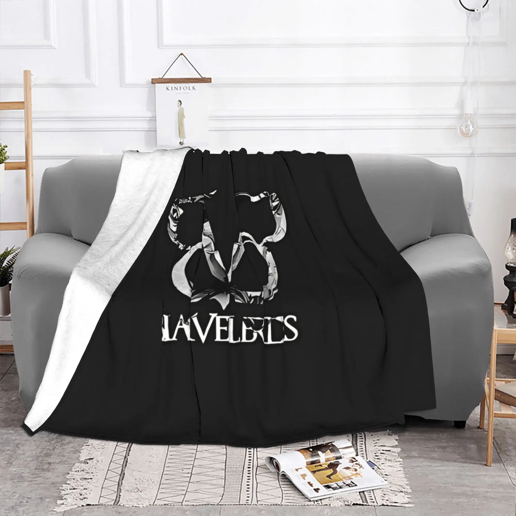 1PC home Cute Room Decor Classic Blanket Throw Blanket B-Black veil brides Novelty Warm Blanket All Season
