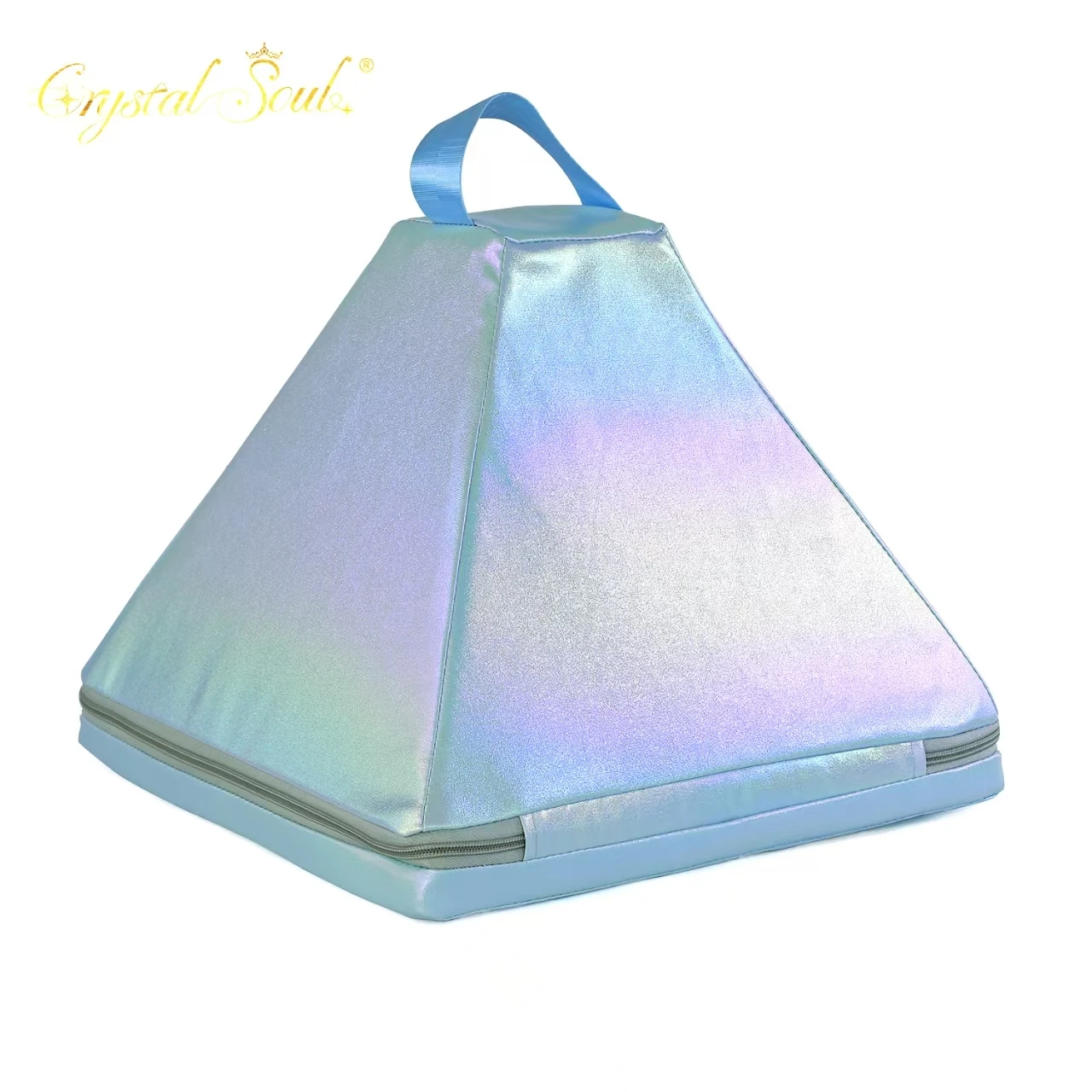 Meditation Pyramid Clear Quartz Pyramid Bag Customizable