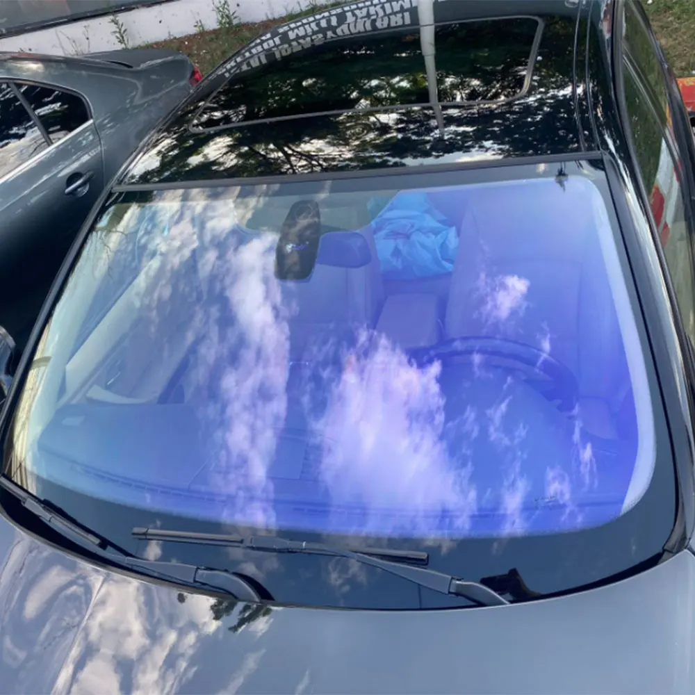 Car Chameleon Window Film Purple blue 80% VLT Decorative Solar Tint Heat Control Privacy Protection car Windscreen Tint Film