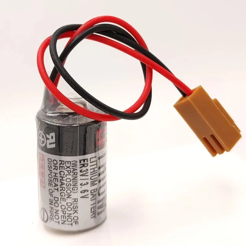 30PCS ER3V/3.6V programmable programmable battery 1200mAh JZSP-BA01 numerical control system + brown plug