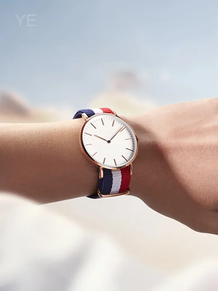 Ремешок из дышащего нейлона для мужских и женских наручных часов