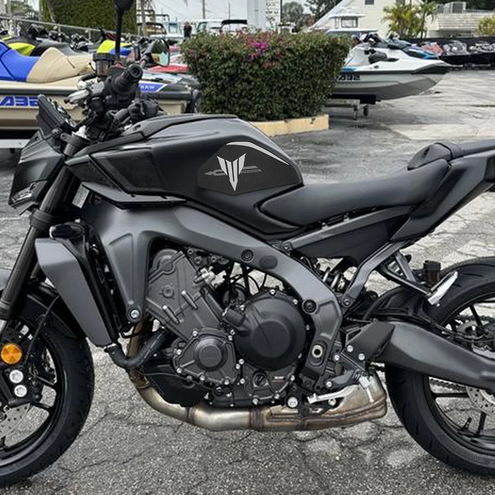 MT 09 SP New Motorcycle Non-slip Side Fuel Tank Stickers Waterproof Pad Rubber Sticker For YAMAHA MT-09 MT09 SP 2024-2025