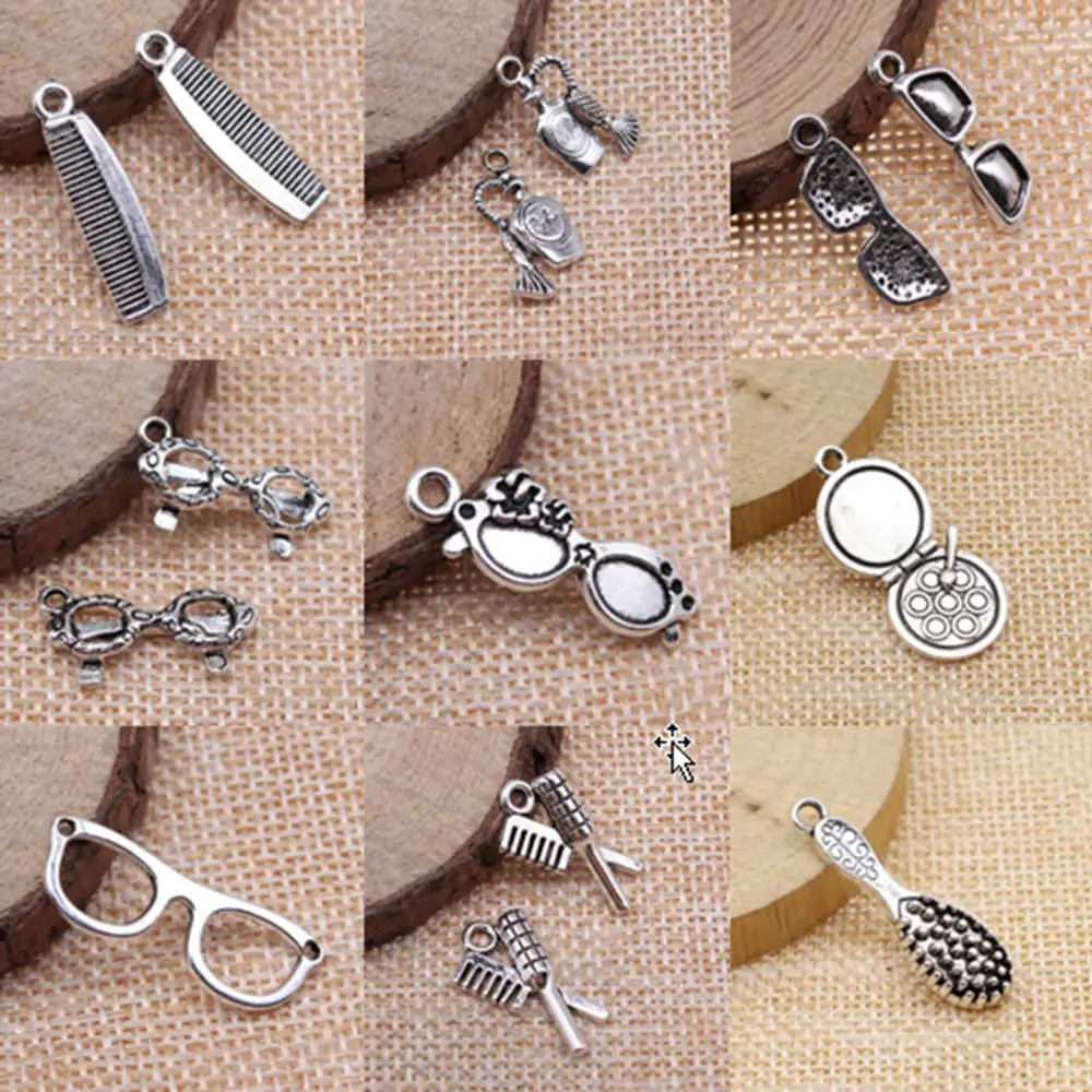 Okulary Charms do tworzenia biżuterii DIY wisiorki na prezent luzem