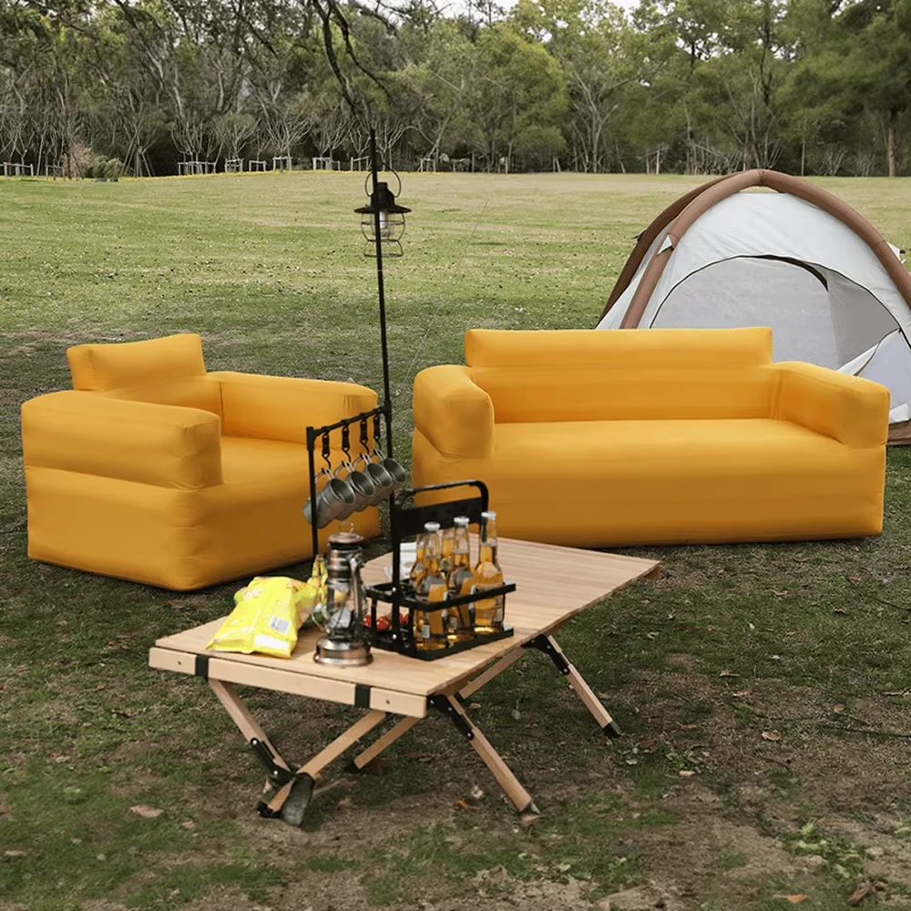 Popular Customizable Pet-friendly Lightweight Inflatable Sofa for Camping Outdoor Use