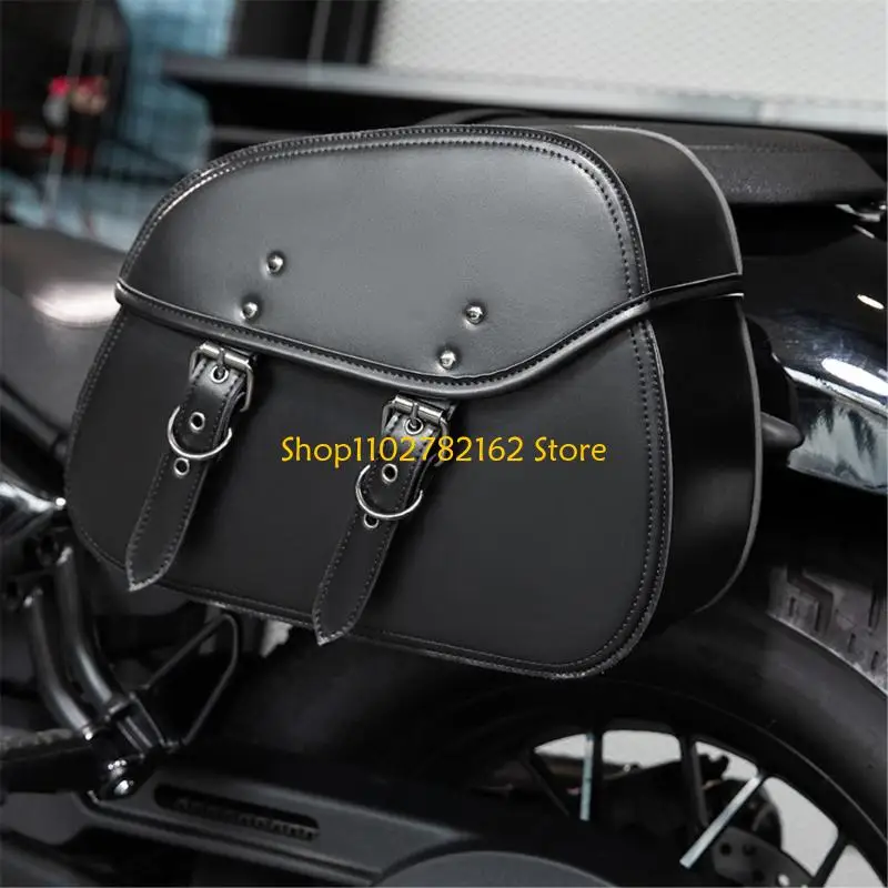 547B حقيبة معدات الدراجات النارية الأنيقة الحقائب ذات سعة كبيرة مع مساحة واسعة للأدوات والاكسسوارات السفر لمسافات طويلة 2 قطعة