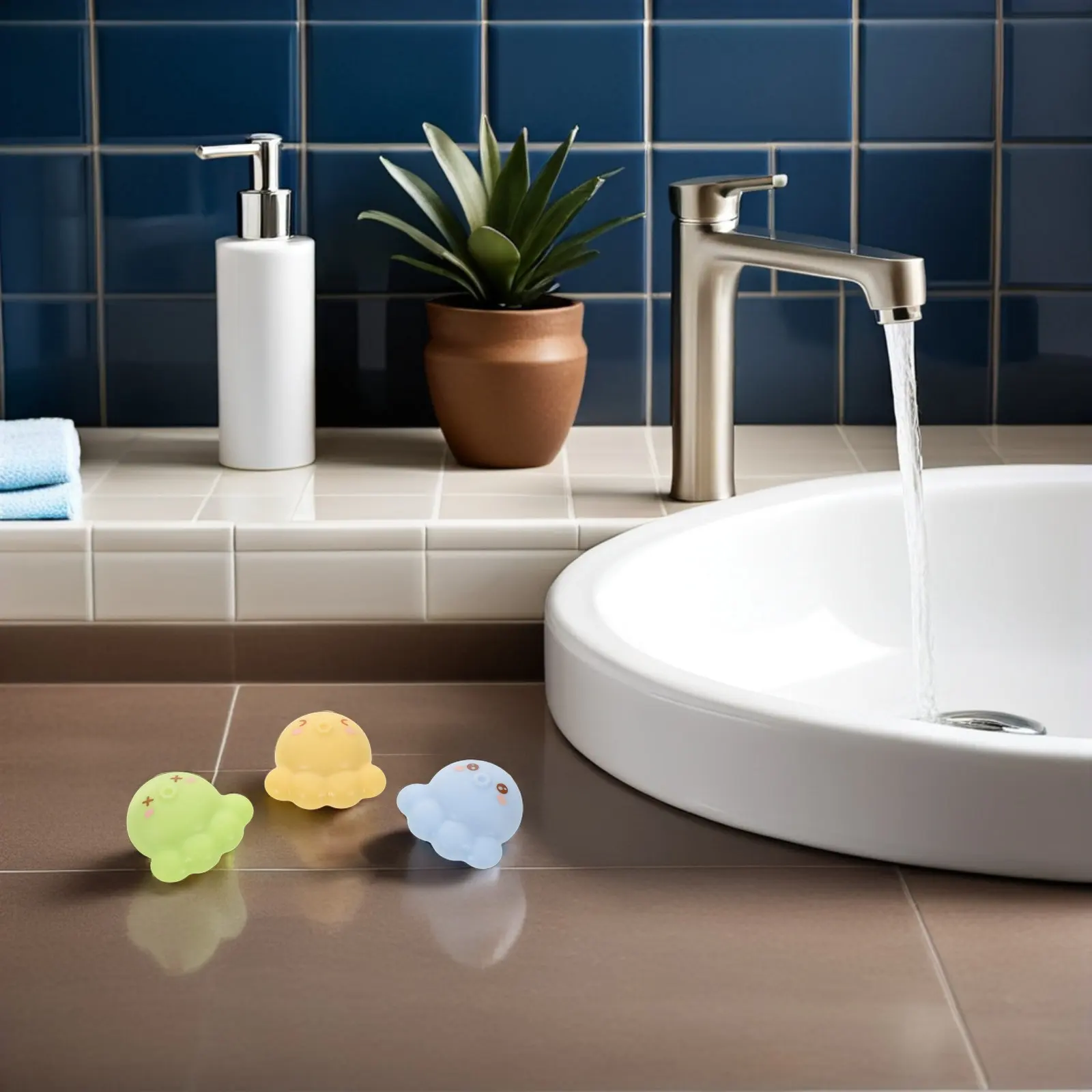 

9Pcs Bathtub Overflow Stopper Tpr Sink Spillover Cap 2.5cm Hole Round Drain Plug for Bathtub Sink Washbasin Water Stopper