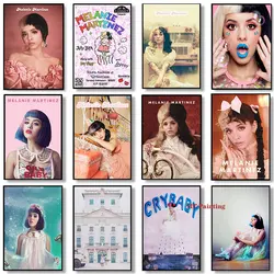 Melanie Martinez Singer Crybaby Music Album Poster Canvas Painting HD Printed Wall Art Pictures Room Home Decor Fans Gift