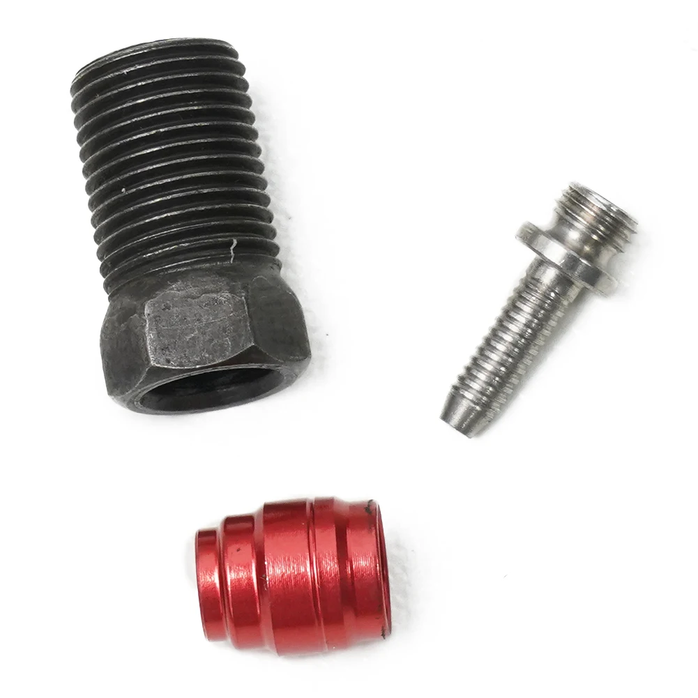 Bike Bicycle Disc Brake Hose Barb Insert & Olive & Connecting Nut For-SRAM-Avid Bike Oil Stud Brake Parts Bicycle Parts