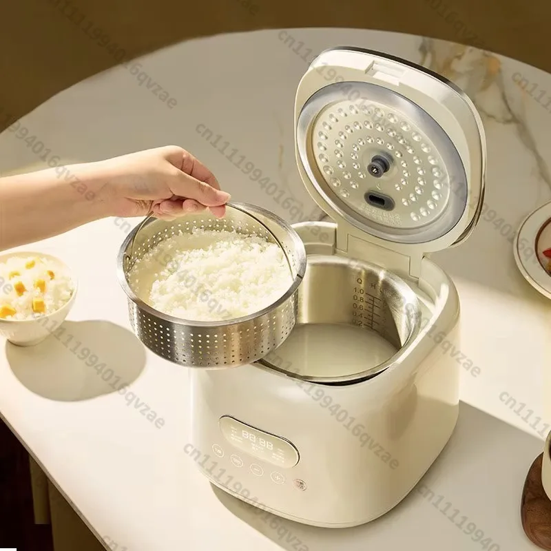 2.5L Kitchen Multifunctional Digital Electric Mini Roller Low Sugar Rice Cooker with Stainless Steel Inner Pot
