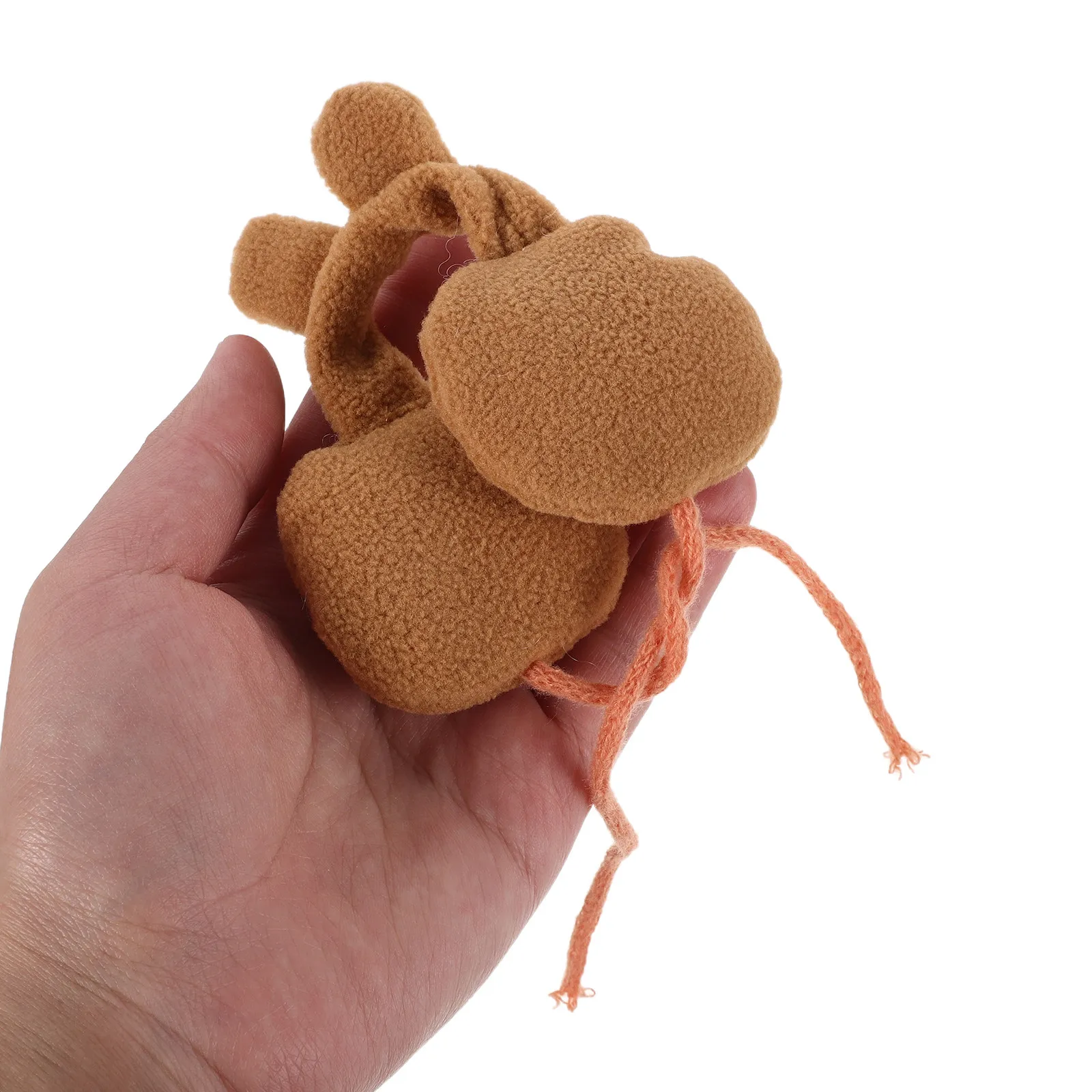 

2Pcs Cartoon Earmuffs Winter Accessories for 4-Inch Mini Ear Warmers Soft Winter Outfit Decoration Cold Weather Styling