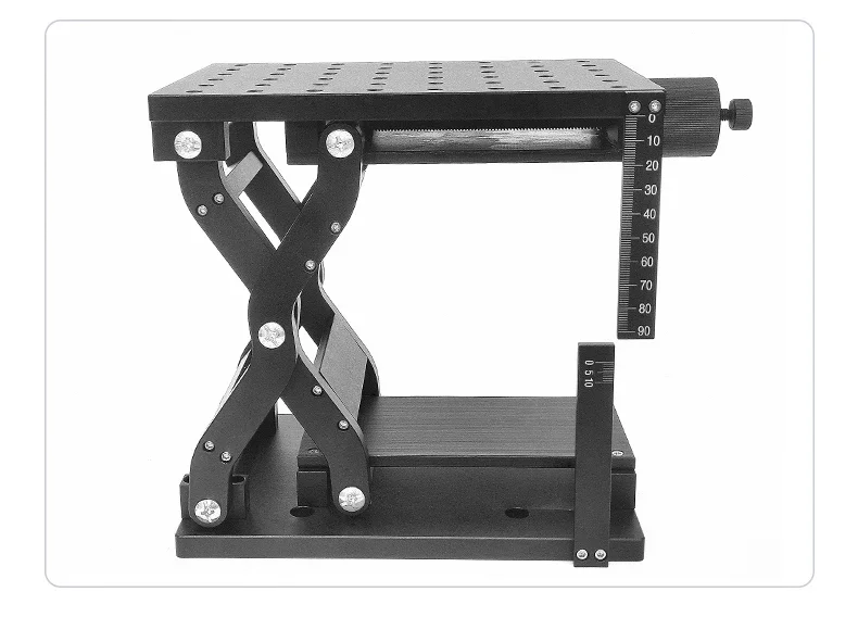 Scissor type manual lift table Z-axis lift translation table Optical precision