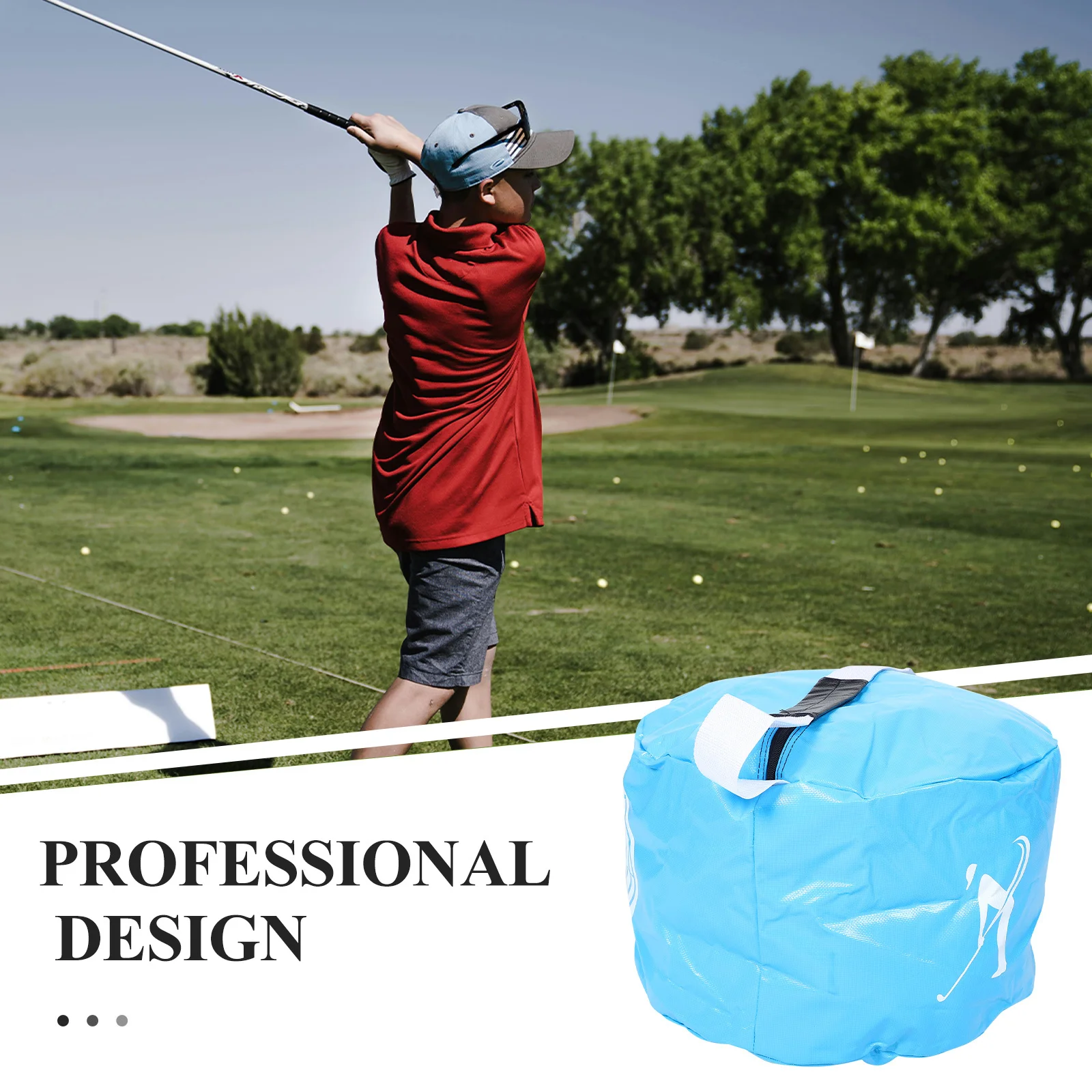

Golf Smash Bag Impact Trainer Beginner Portable Lightweight Golf Swing Trainer Bag Practice Hitting Aid Indoor Outdoor
