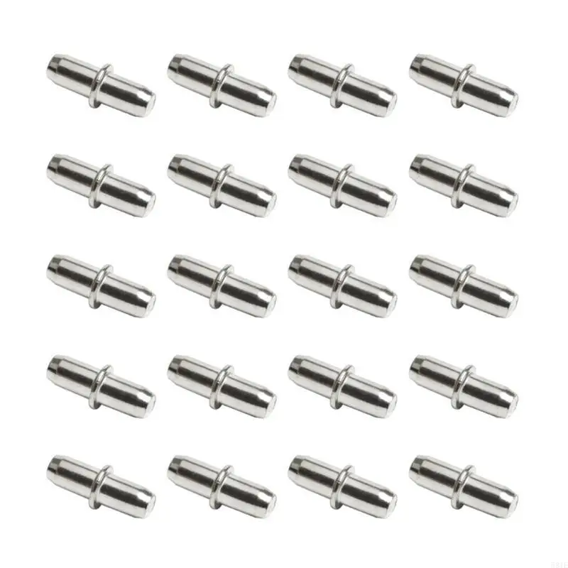 581E Wardrobe Shelf Support Pins Studs Pegs Bookcases Shelving Storage Holder 20PCs