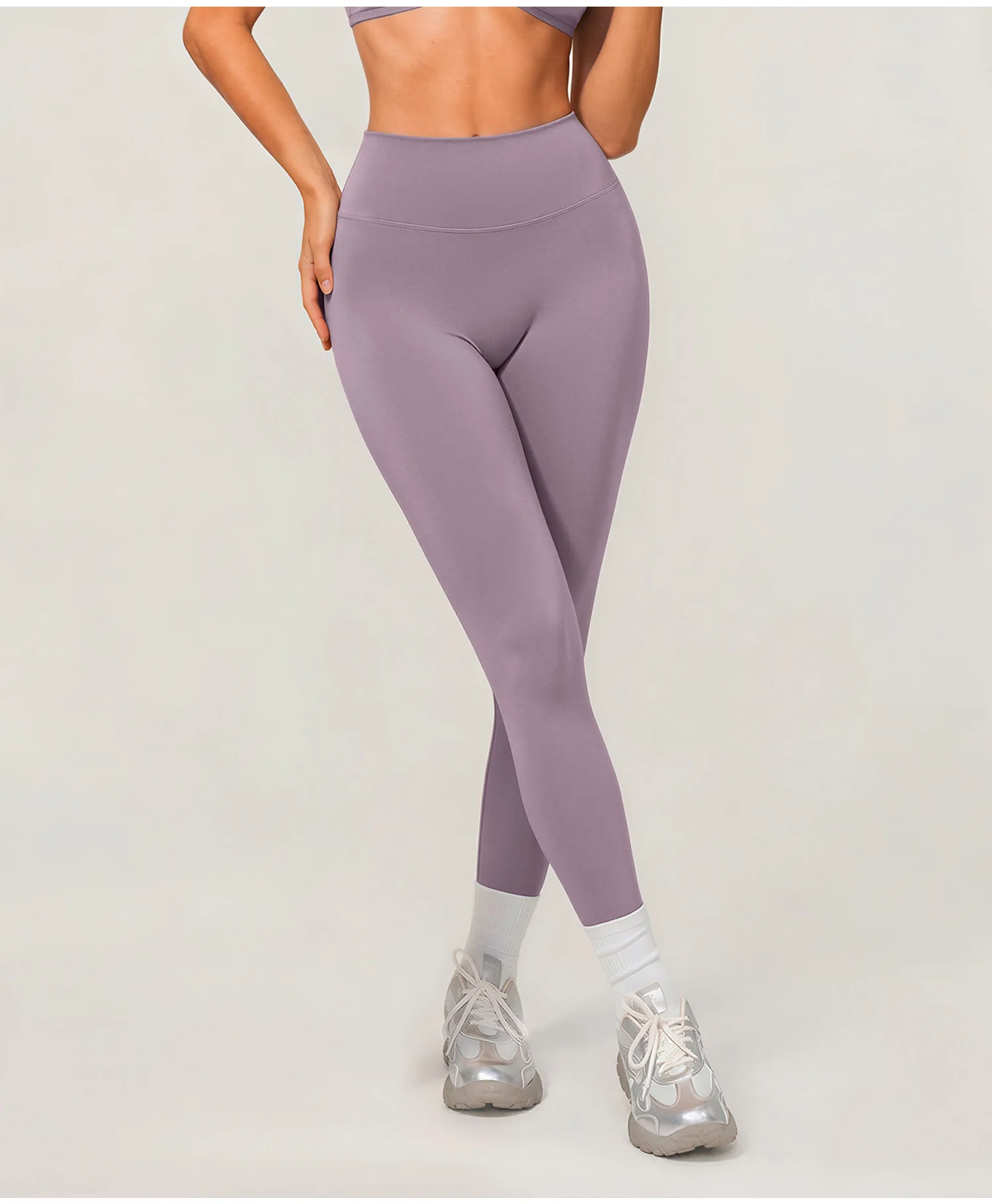 Premium High Waist Yoga Leggings, Buttery-Soft Fabric, Sculpting Tummy Control, Quick-Dry Activewear for Running, Fitness