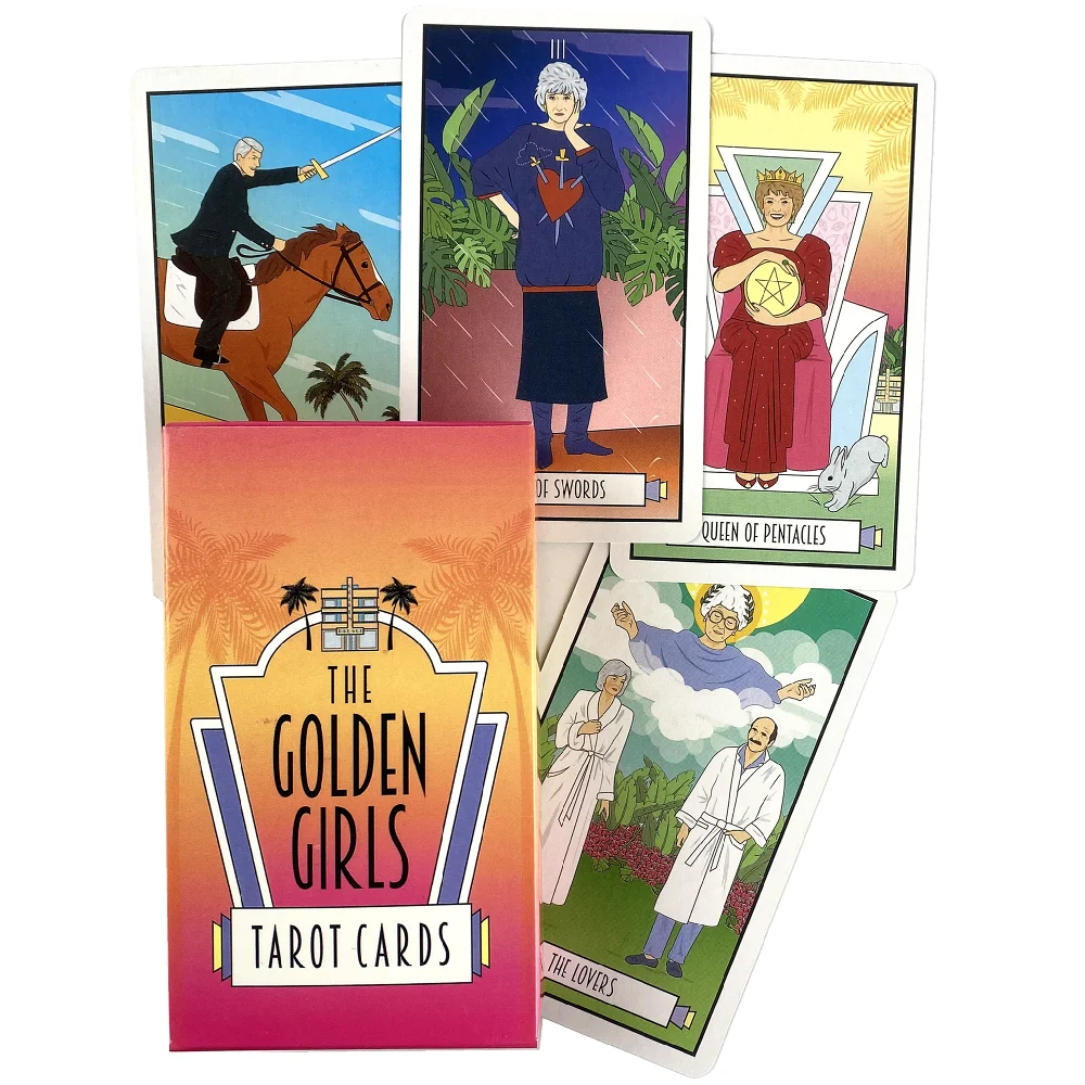 Traditional Manga Tarot Cards Divination Deck English Vision Edition Oracle Board Games For Girls Party Playing