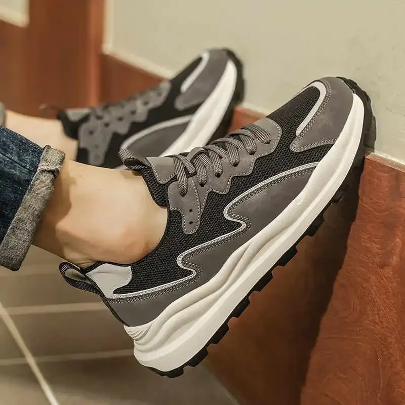 

Normal Leather Lace Up Luxury Basketball Men Casual Men's Sneakers 48 Size Black And White Men's Shoes Sports Loafer'lar