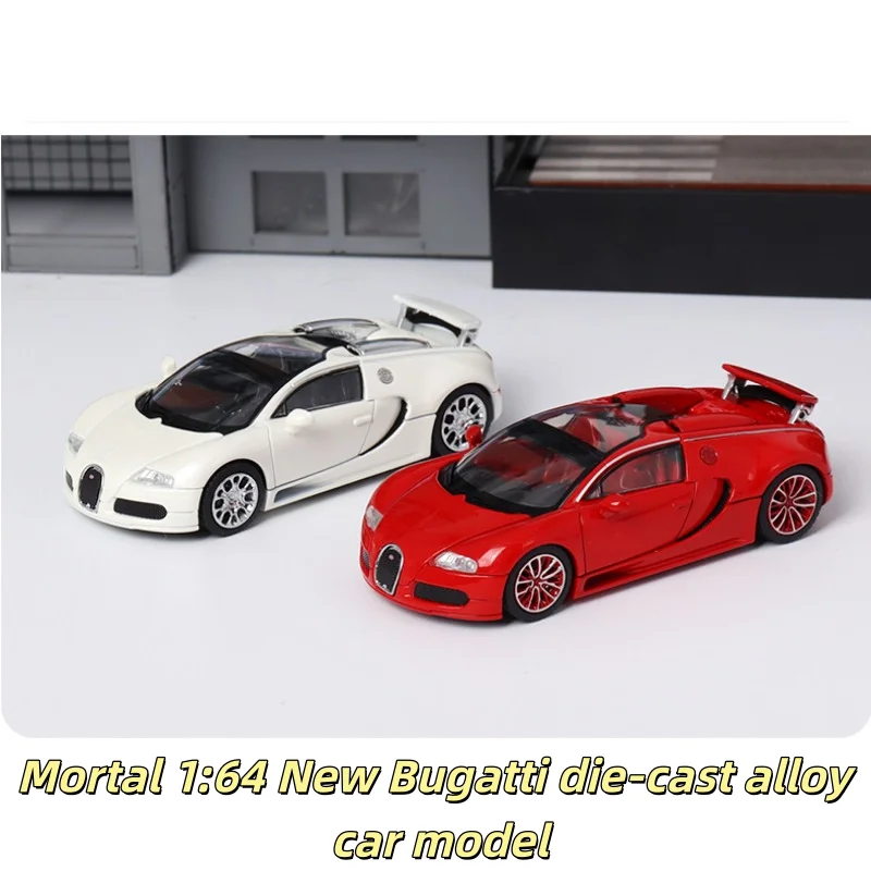 

1:64 Новый Mortal Weilong Weihang, двойная сборка открытой крышки, модель автомобиля из литого под давлением сплава, для подростков, для игр с подарком для мальчиков.