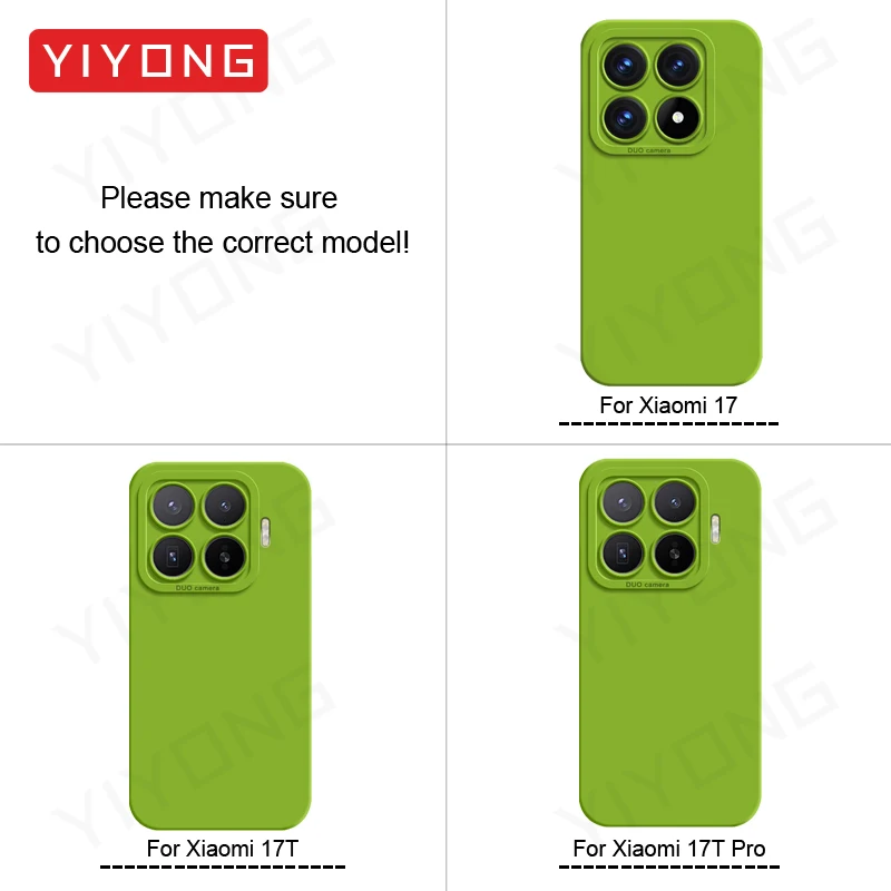 Für Xiaomi17 Hülle ZROTEVE Seidiges Flüssigsilikon Weiche Abdeckung Für Xiaomi 17 17T Pro Mi 14 15 Mi14 Mi15 Mi17 Mi17T 5G Handyhüllen – Detail 4