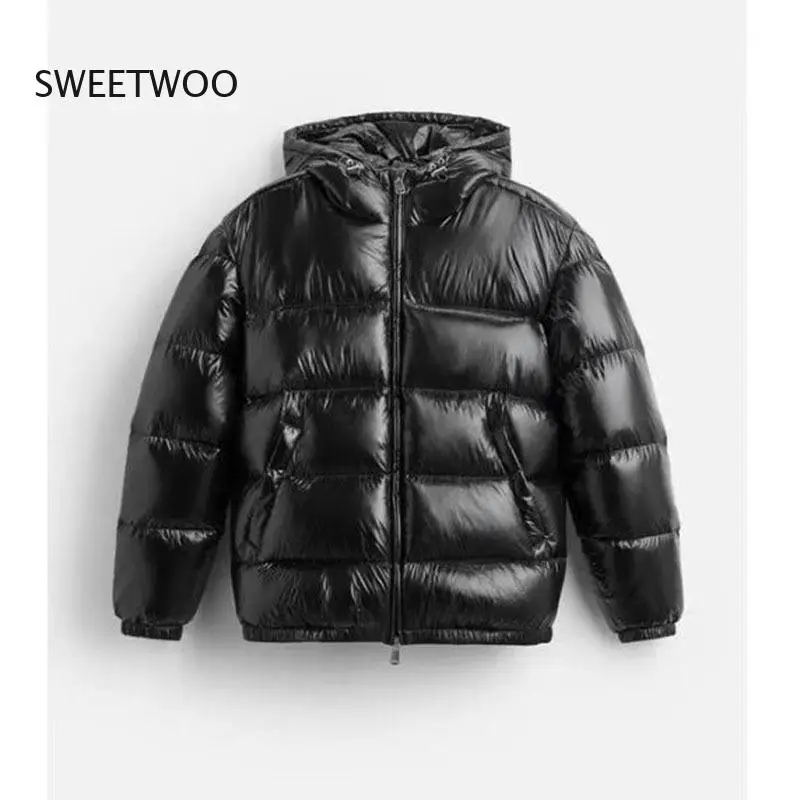 Men's Winter Premium Cotton Padded Jacket - Solid Color Cold-Resistant Parka | High-End Warm Outerwear
