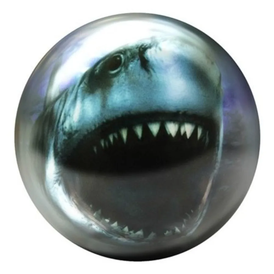 

Shark Glow Viz-A-Ball Bowling Ball for Enhanced Visibility on the Lane: Ideal for Night Games and Low-Light Conditions Features